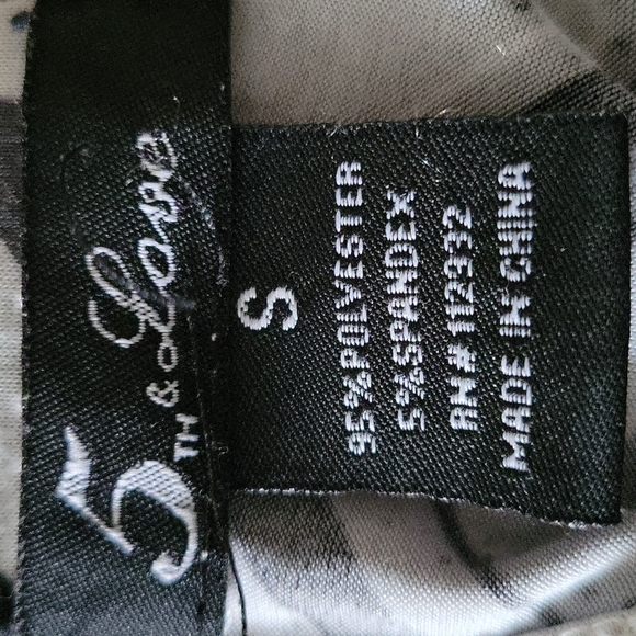 Black and Gray Maxi Dress - Picture 6 of 6